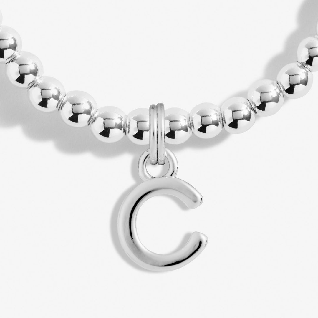 Alphabet A Little C Silver Plated Bracelet 7744Joma Jewellery7744