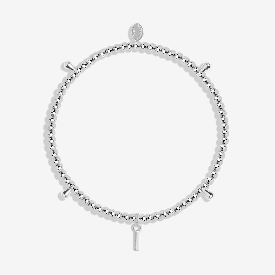 Alphabet A Little I Silver Plated Bracelet 7750Joma Jewellery7750