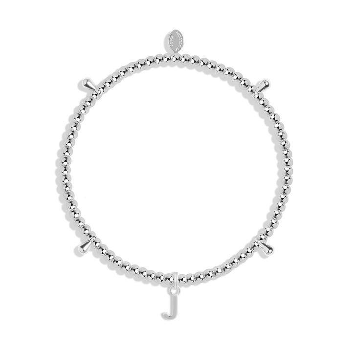 Alphabet A Little J Silver Plated Bracelet 7751Joma Jewellery7751