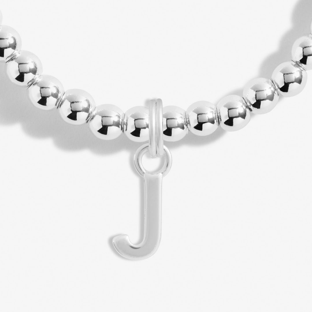 Alphabet A Little J Silver Plated Bracelet 7751Joma Jewellery7751