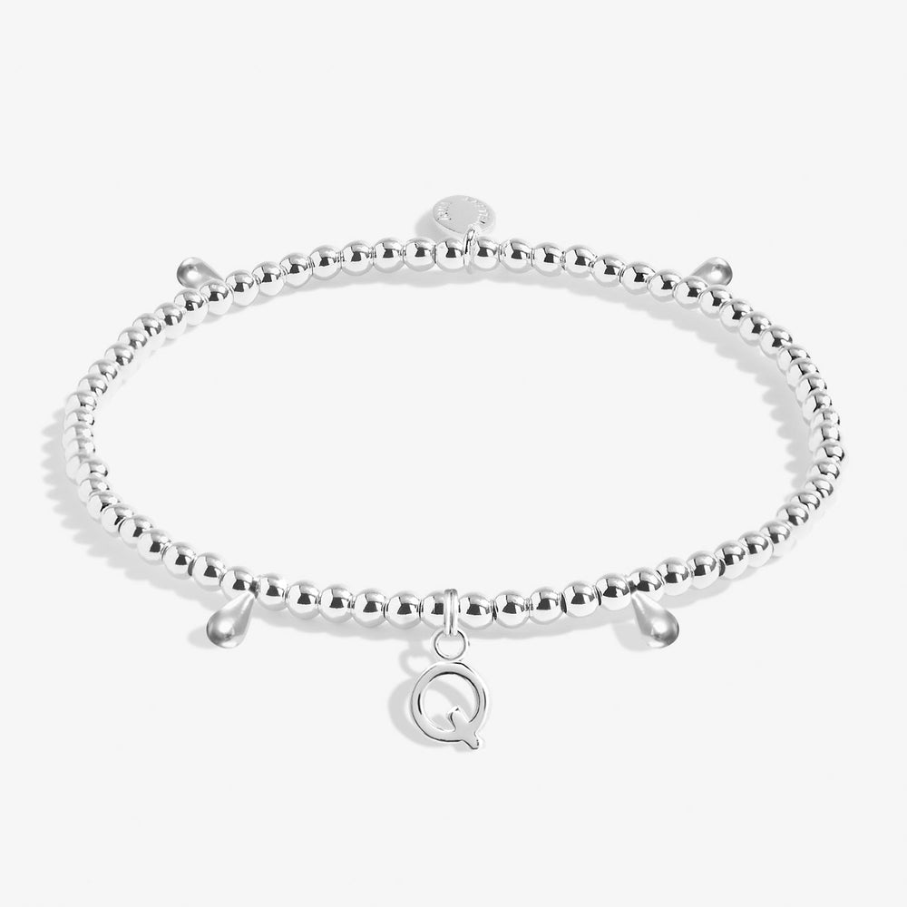 Alphabet A Little Q Silver Plated Bracelet 7758Joma Jewellery7758