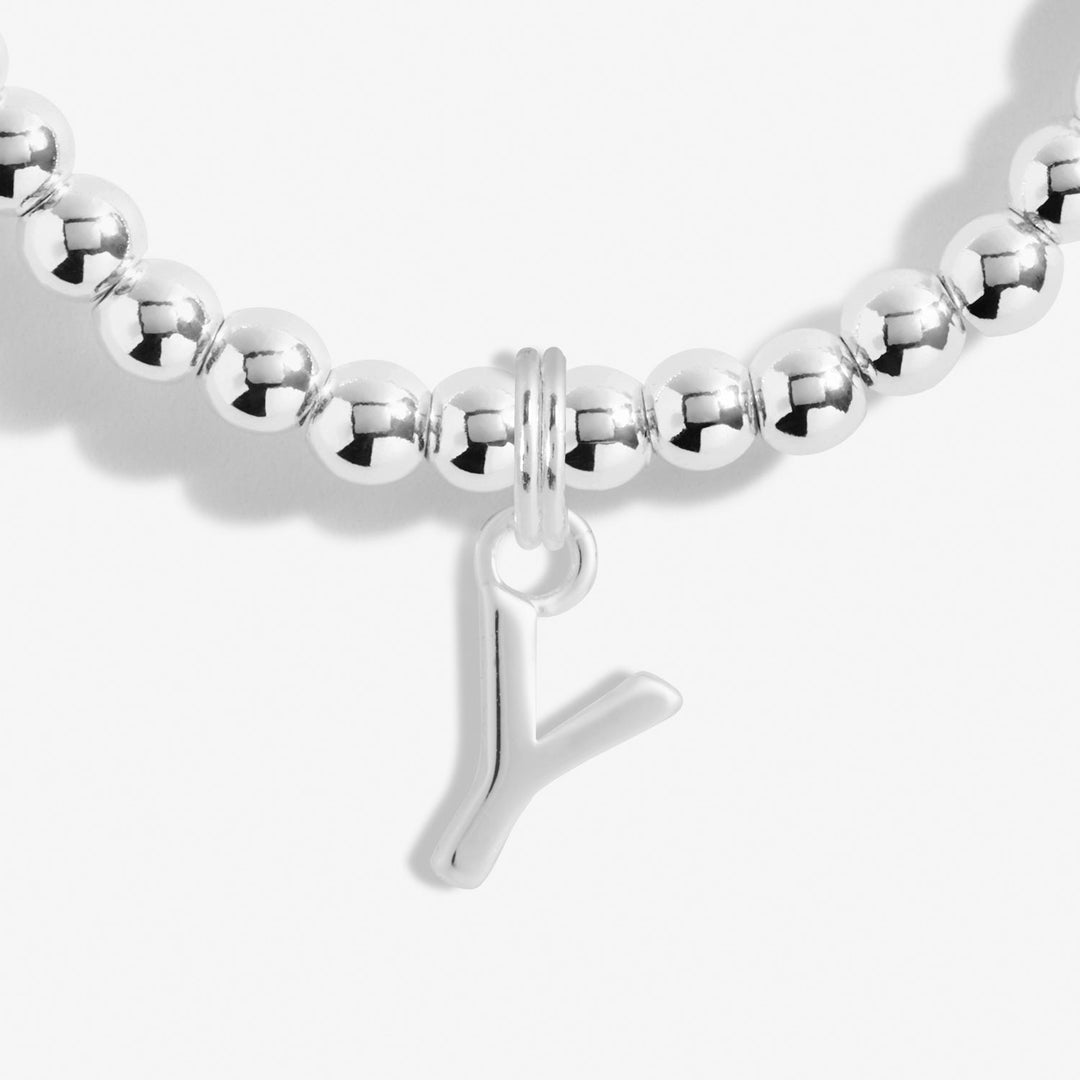 Alphabet A Little Y Silver Plated Bracelet 7766Joma Jewellery7766