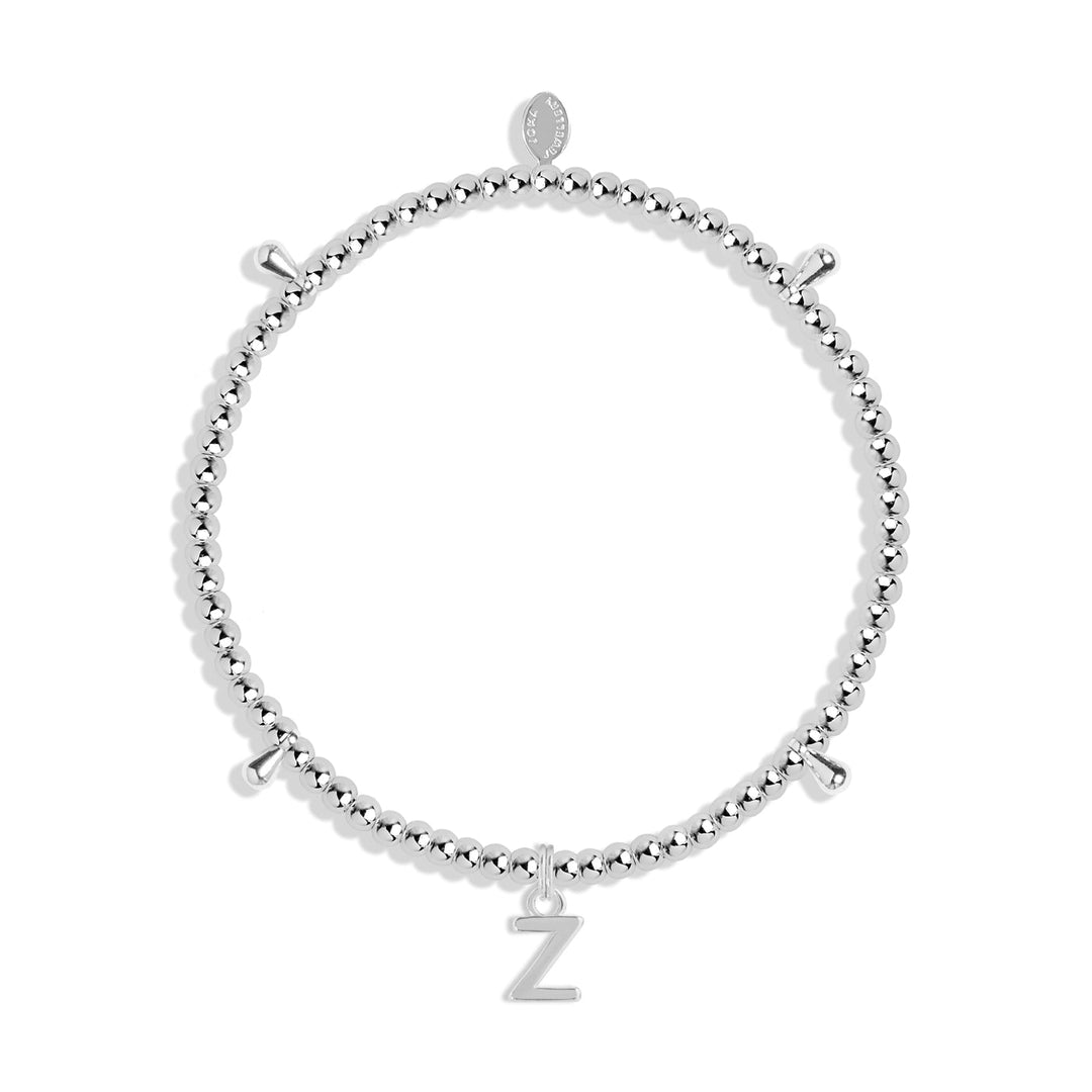 Alphabet A Little Z Silver Plated Bracelet 7767Joma Jewellery7767