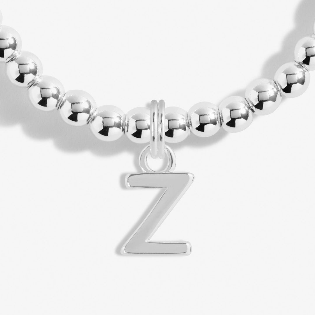 Alphabet A Little Z Silver Plated Bracelet 7767Joma Jewellery7767