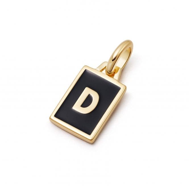 Alphabet Initial 18ct Gold Plated D Charm P#D_GPDaisyP#D_GP