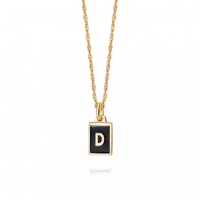 Alphabet Initial 18ct Gold Plated D Necklace BETD_GPDaisyBETD_GP