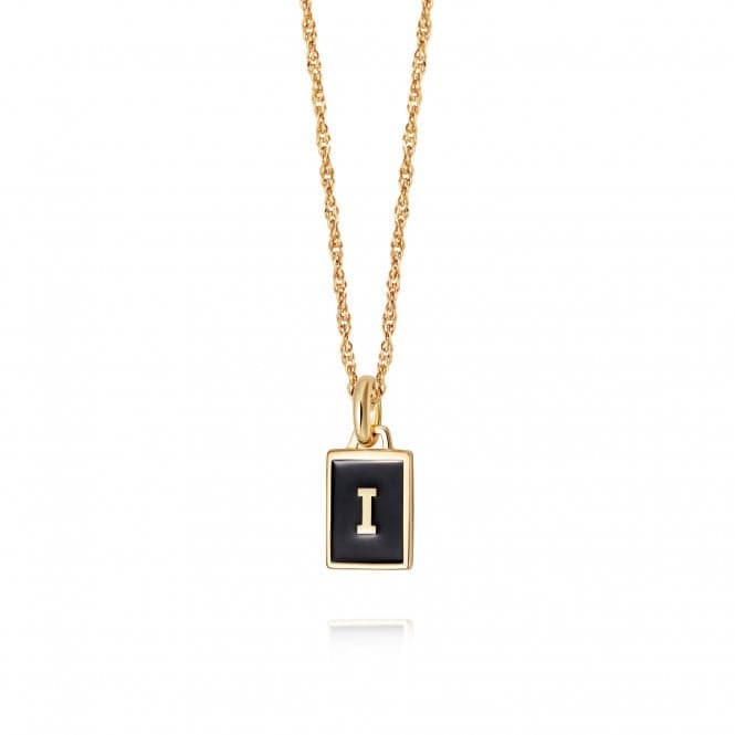 Alphabet Initial 18ct Gold Plated I Necklace BETI_GPDaisyBETI_GP