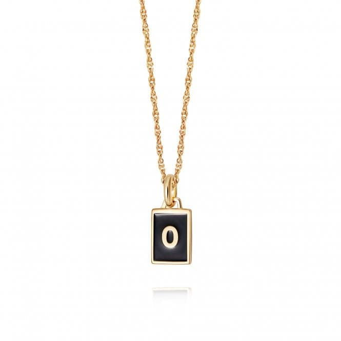 Alphabet Initial 18ct Gold Plated O Necklace BETO_GPDaisyBETO_GP