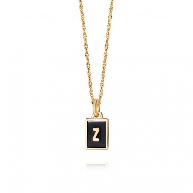 Alphabet Initial 18ct Gold Plated Z Necklace BETZ_GPDaisyBETZ_GP