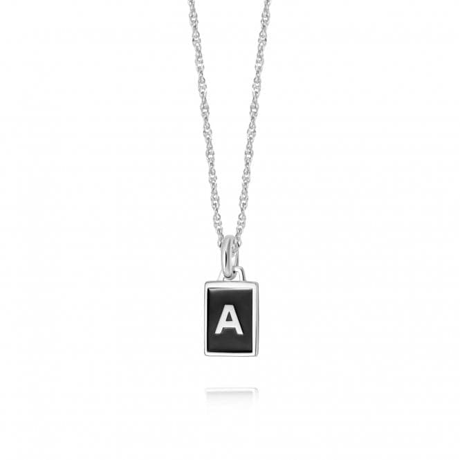 Alphabet Initial Recycled Sterling Silver A Necklace BETA_SLVDaisyBETA_SLV