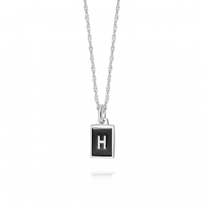 Alphabet Initial Recycled Sterling Silver H Necklace BETH_SLVDaisyBETH_SLV