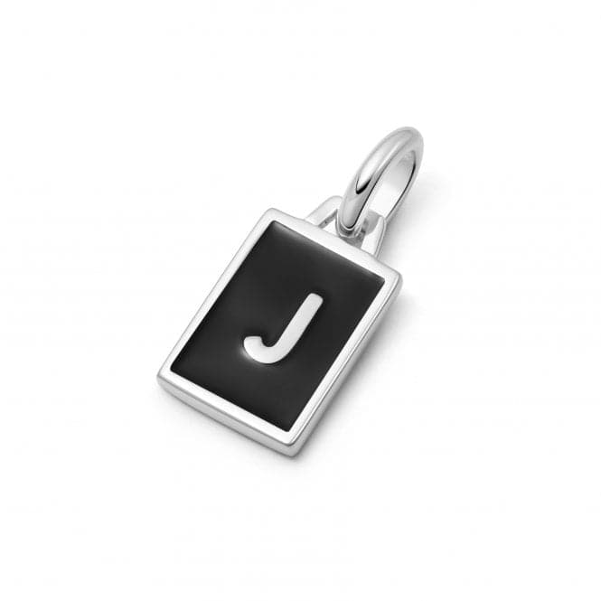 Alphabet Initial Recycled Sterling Silver J Charm P#J_SLVDaisyP#J_SLV