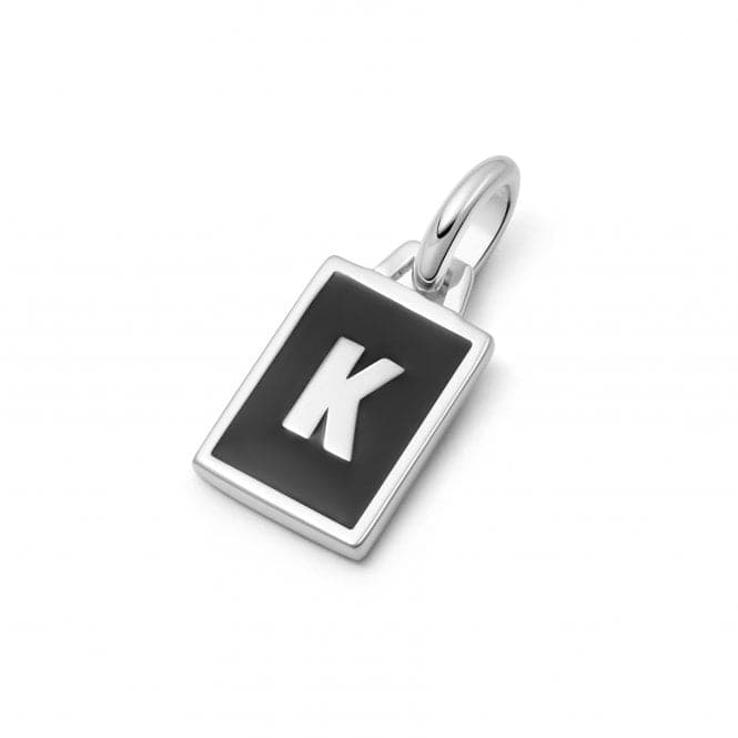 Alphabet Initial Recycled Sterling Silver K Charm P#K_SLVDaisyP#K_SLV