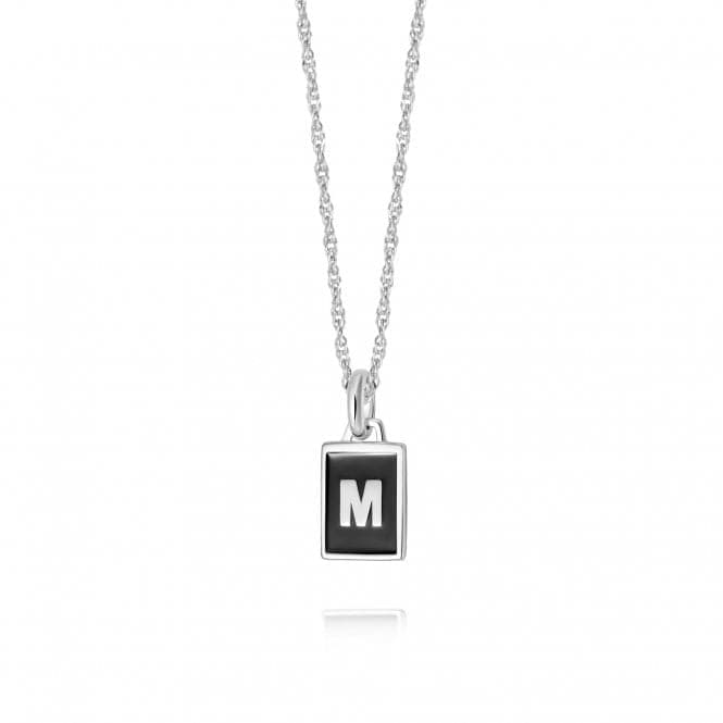 Alphabet Initial Recycled Sterling Silver M Necklace BETM_SLVDaisyBETM_SLV
