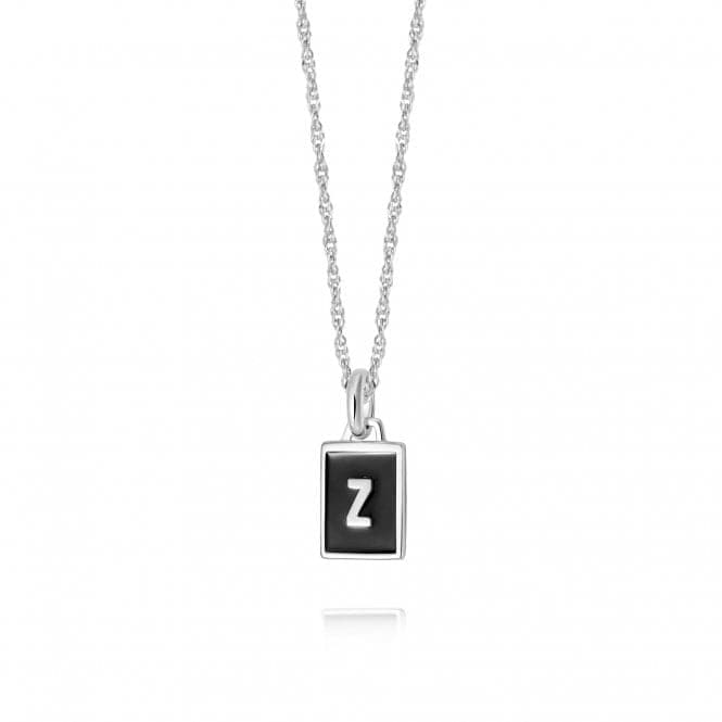 Alphabet Initial Recycled Sterling Silver Z Necklace BETZ_SLVDaisyBETZ_SLV