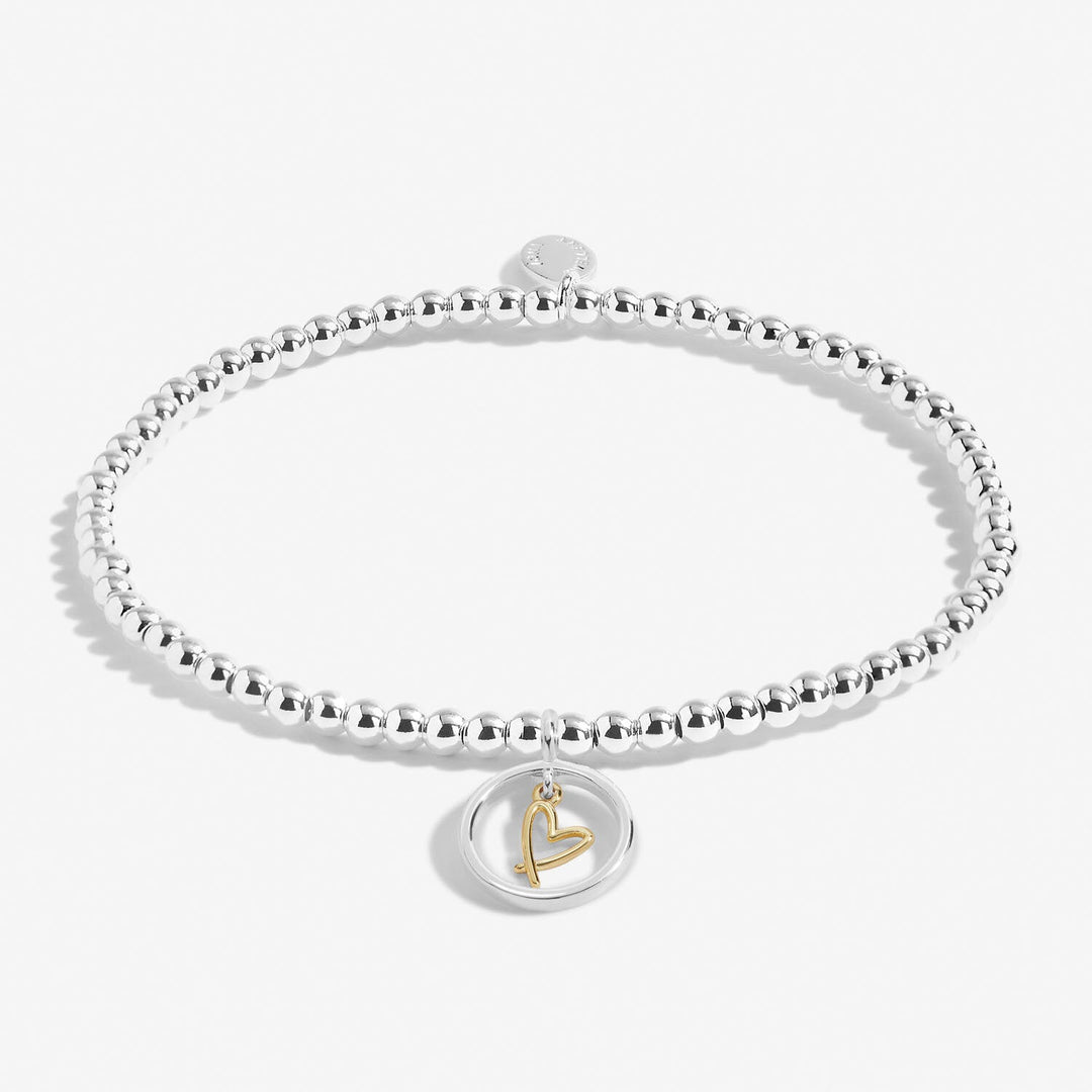 Always My Daughter Forever My Friend Silver Gold Plated 17.5cm Bracelet 6847Joma Jewellery6847