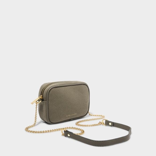 Amalfi Canvas Millie Crossbody Bag in Khaki KLB2759Katie LoxtonKLB2759