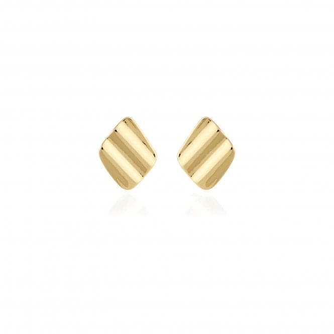 Amara Gold Ripple Earrings Gold Earrings 4468Joma Jewellery4468