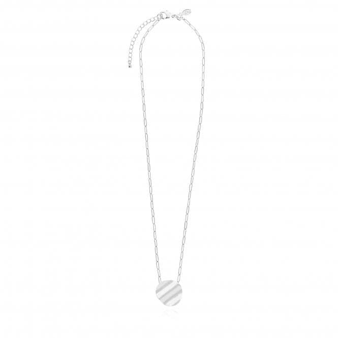 Amara Silver Ripple Silver 46cm + 5cm Extender Necklace 4469Joma Jewellery4469