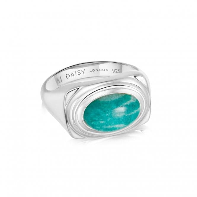 Amazonite Bold Sterling Silver Ring HR3003_SLVDaisyHR3003_SLV_L