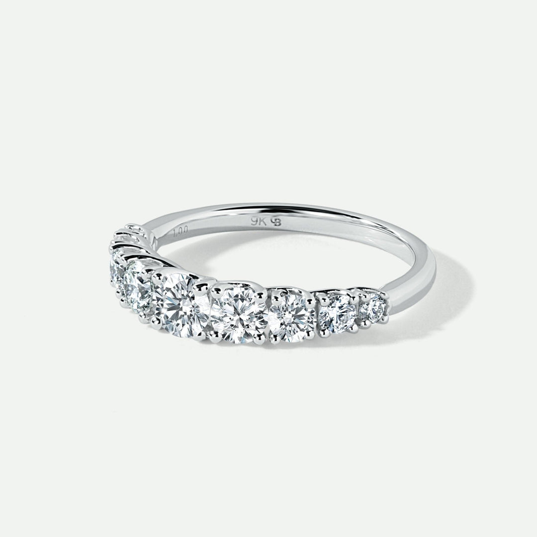 Amelie | 9ct White Gold 1ct tw Lab Grown Diamond Eternity Band RingCreated BrillianceBA0073984 - M