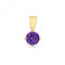 Amethyst Claw Set Pendant PD231AGemstones JewelleryPD231A