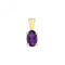 Amethyst Claw Set Pendant PD232AGemstones JewelleryPD232A