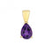 Amethyst Claw Set Pendant PD235AGemstones JewelleryPD235A