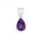 Amethyst Claw Set Pendant PD235WAGemstones JewelleryPD235WA