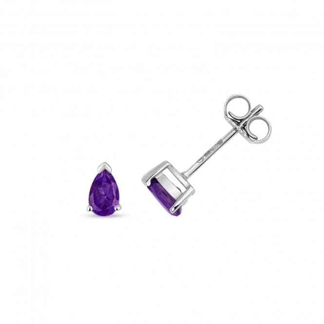 Amethyst Claw Set Stud Earrings ED244WAGemstones JewelleryED244WA