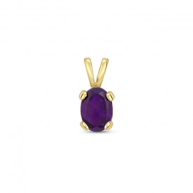 Amethyst Oval Pendant PD277AGemstones JewelleryPD277A