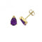 Amethyst Pear Shape Stud Earrings ED411AGemstones JewelleryED411A