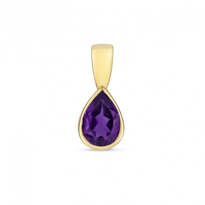 Amethyst Rubover Pendant PD236AGemstones JewelleryPD236A