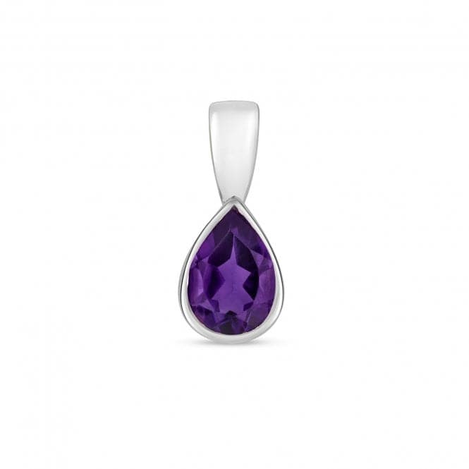 Amethyst Rubover Pendant PD236WAGemstones JewelleryPD236WA