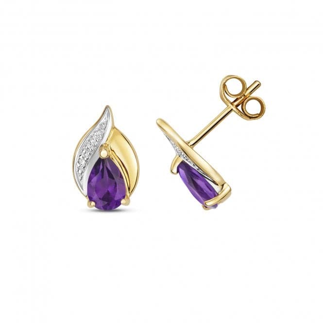 Amethyst Stud Earrings ED285AGemstones JewelleryED285A