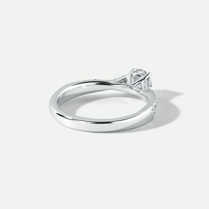 Amie | 9ct White Gold 0.66ct tw Lab Grown Diamond Engagement RingCreated BrillianceBA0073975 - O