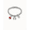 Amulet Red Metal Artisan Glass BraceletUNOde50PUL1823ROJMTL0M