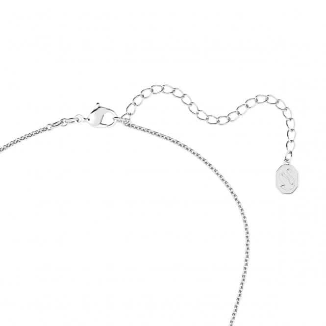 Angelic Rhodium Plated Blue Square Cut Necklace 5662142Swarovski5662142