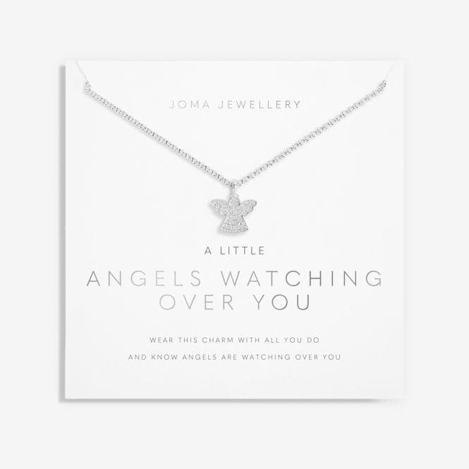 Angels Watching Over You Silver 46cm + 5cm Necklace 6112Joma Jewellery6112