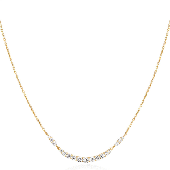 Ania Haie Gold Arc Pavé Necklace N056 - 02GAnia HaieN056 - 02G