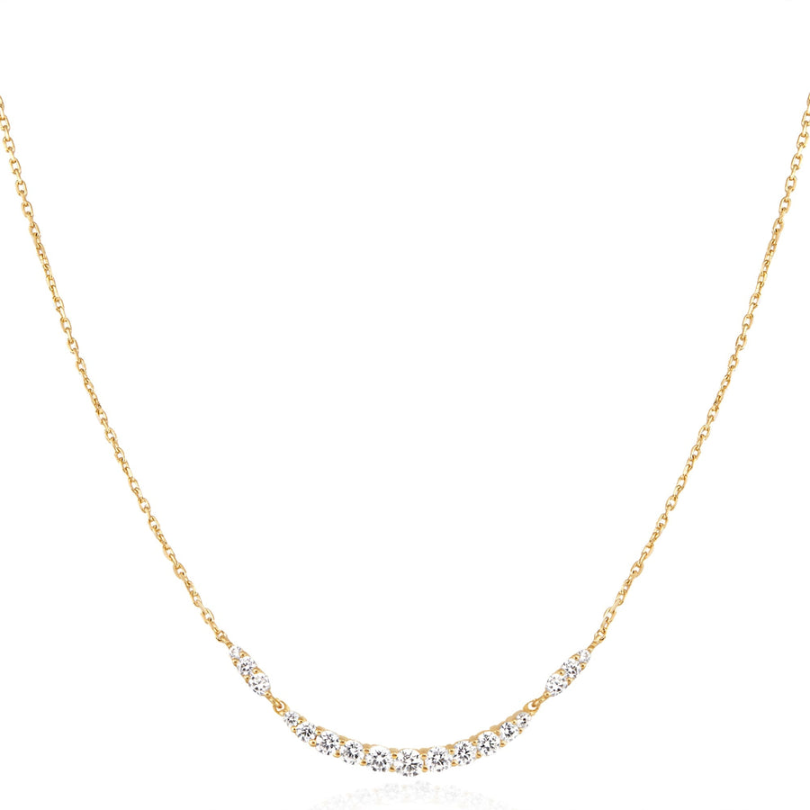 Ania Haie Gold Arc Pavé Necklace N056 - 02GAnia HaieN056 - 02G