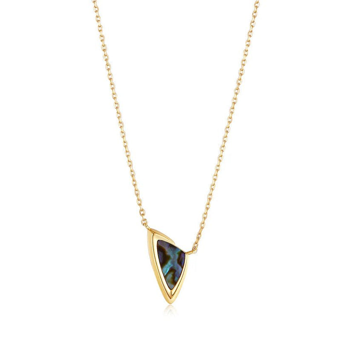 Ania Haie Gold Arrow Abalone Pendant Necklace N049 - 03GAnia HaieN049 - 03G