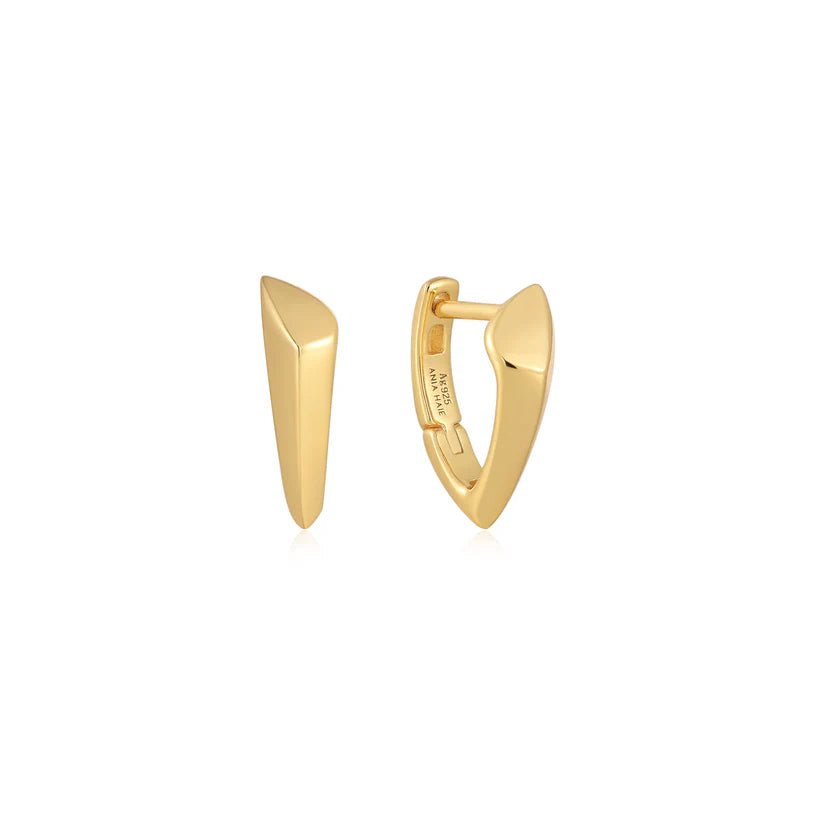 Ania Haie Gold Arrow Huggie Hoop Earrings E049 - 06GAnia HaieE049 - 06G