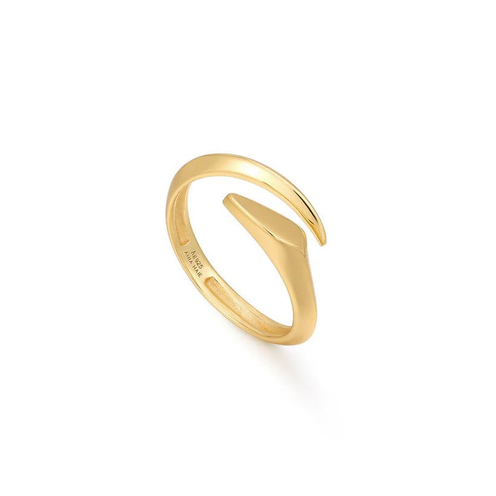 Ania Haie Gold Arrow Twist Adjustable Ring R049 - 01GAnia HaieR049 - 01G