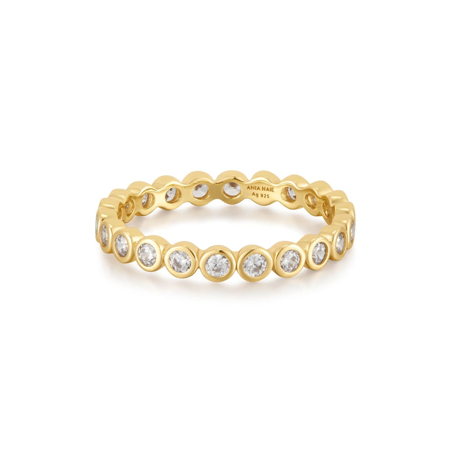 Ania Haie Gold Bezel Set Ring R058 - 03GAnia HaieR058 - 03G - 52