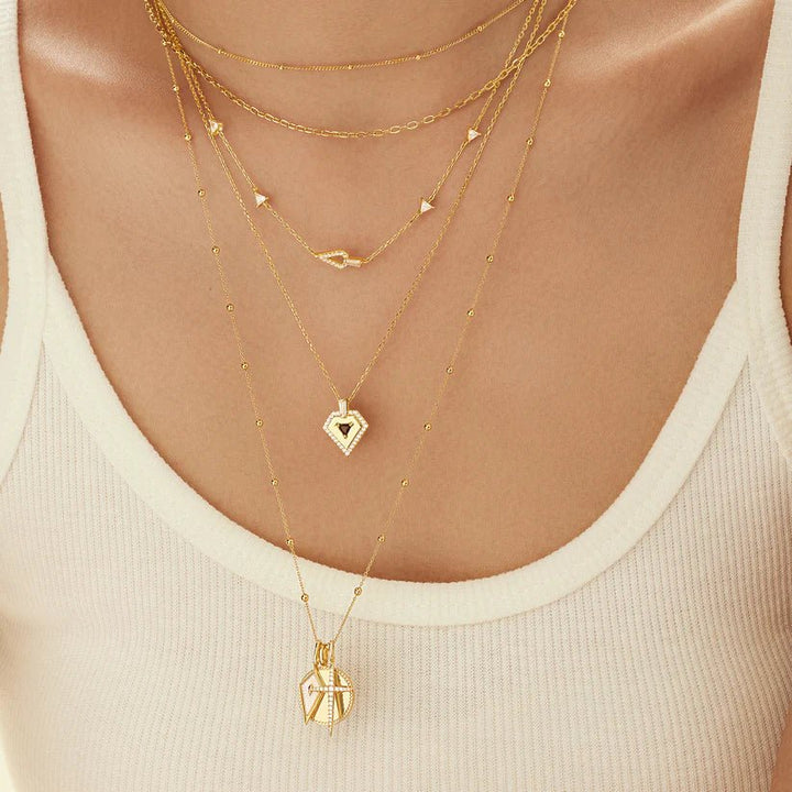 Ania Haie Gold Bobble Long Chain Necklace N060 - 04GAnia HaieN060 - 04G