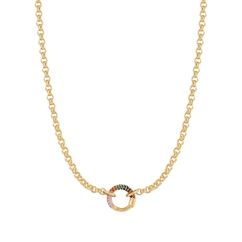 Ania Haie Gold Chain Rainbow Connector Necklace N048 - 07GAnia HaieN048 - 07G