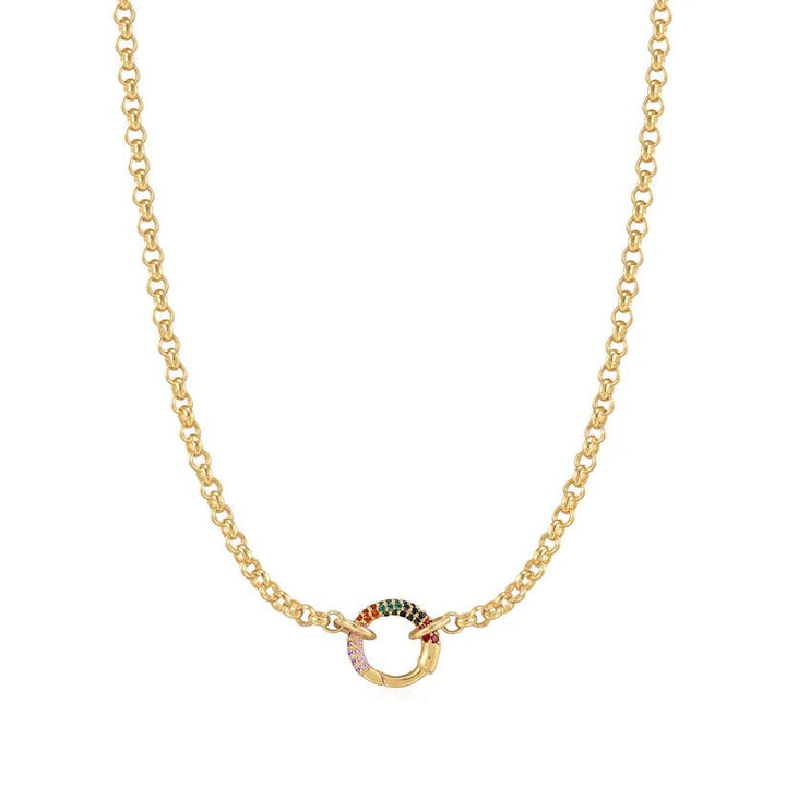 Ania Haie Gold Chain Rainbow Connector Necklace N048 - 07GAnia HaieN048 - 07G