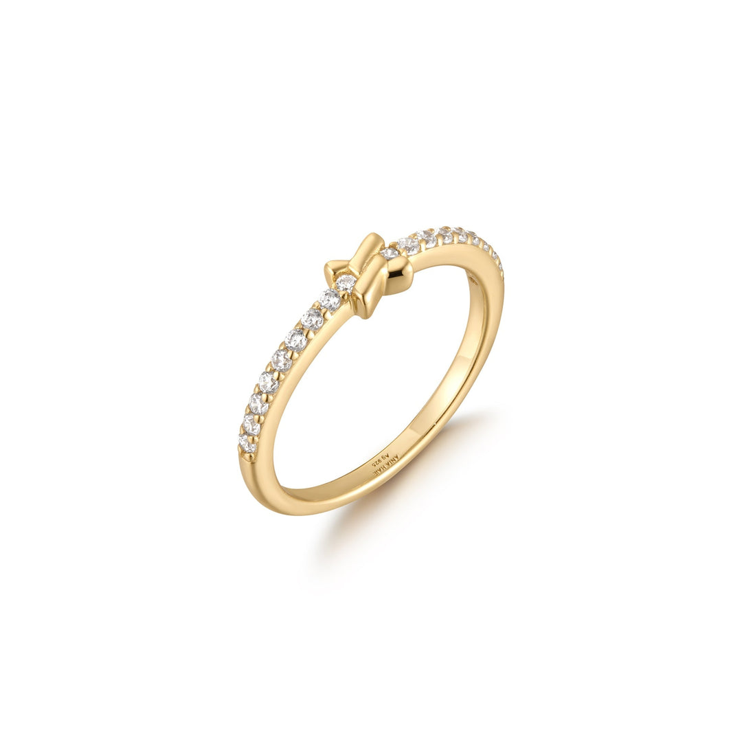 Ania Haie Gold Cross Cubic Zirconia Ring R061 - 01GAnia HaieR061 - 01G - 52