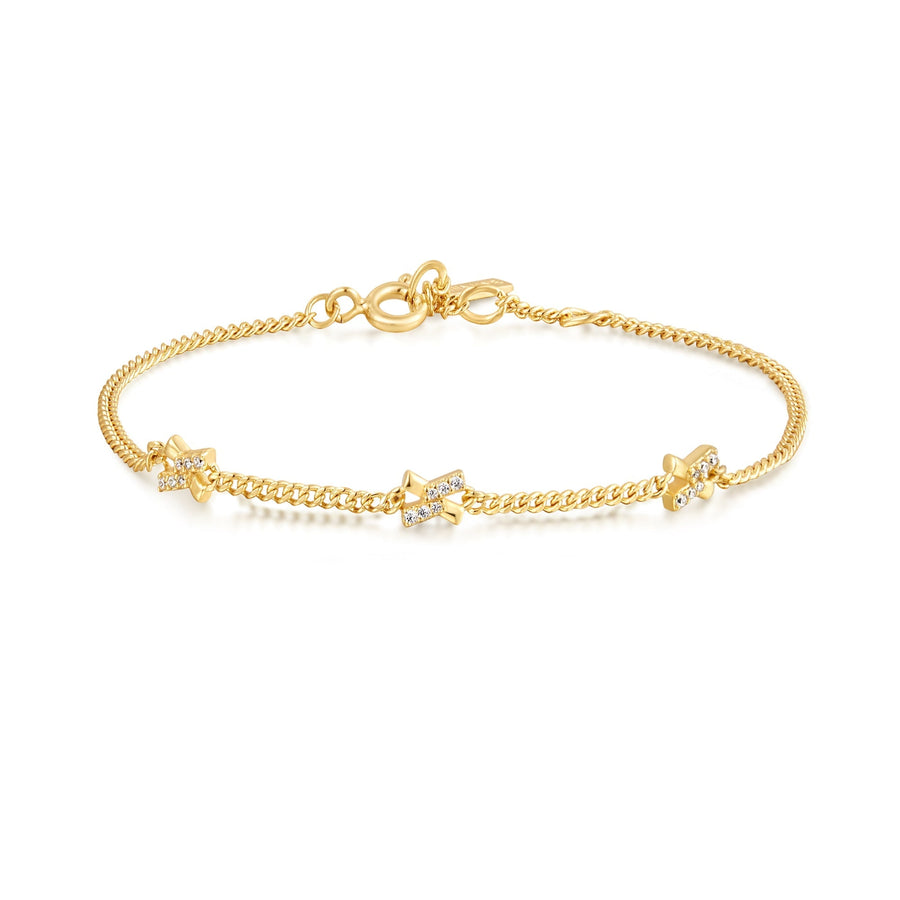 Ania Haie Gold Cross Station Bracelet B061 - 03GAnia HaieB061 - 03G